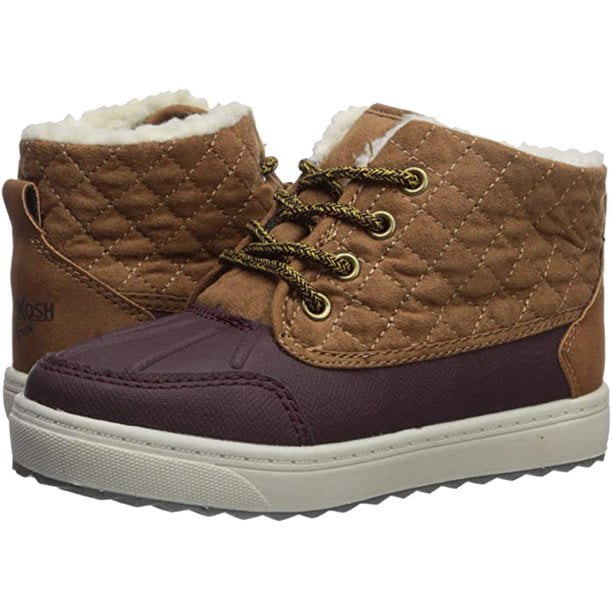 Oshkosh B'gosh Toddler and Young Boys' Tarin Fashion Duck Boot, Brown, Size 2 Y (68 Years