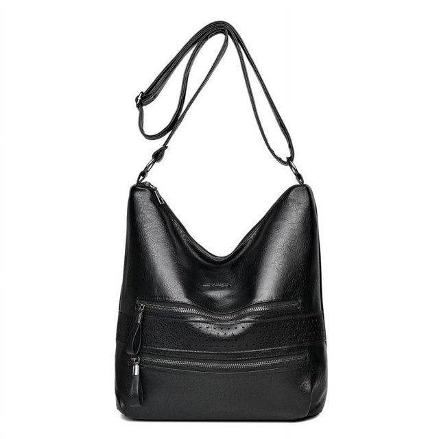 Bolso retro de primavera nuevo para mujer, bolso de hombro texturizado, bolso cruzado de gran capacidad, bolso de mano de moda