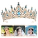 thumbnail image 2 of KAKOWELY Tiaras y coronas de cristal para boda, para mujer, novia, reina, diadema, tocado de princesa para cumpleaños, graduación, desfile, fiesta, 2 of 4