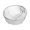 thumbnail image 1 of Unatoiry Wide Application Fryer Strainer With Double Hook Convenient And Non-skid Fry Baskets With Handle As Shown 23*23cm 1Set, 1 of 6