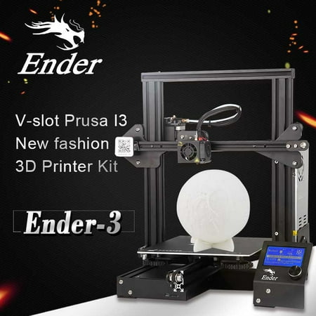 Creality 3D Ender DIY 3D Printer Kit 220x220x250mm Printing Size With Power Resume Function/MK10 Extruder 1.75mm 0.4mm (Best 3d Printer Nozzle)