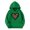 Green, variant on Girls Oversized Hoodies Y2k Cheetah Heart Graphic Long Sleeve Hooded Sweatshirts Teen Preppy Kangaroo Pocket Pullover Tops 3-14Years