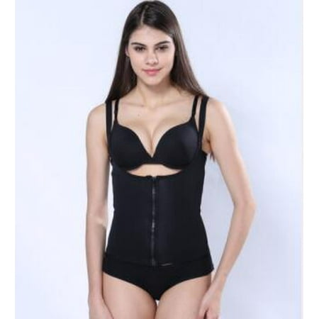 

Toyella Adjustable Zipper Waist Shaper & Trimmer Black 3XL