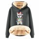 thumbnail image 1 of WILLBEST Sudadera de Mujer Womens Casual Plus Velvet Christmas Series Printed Long Sleeve Hooded Sweatshirt Grande, 1 of 4