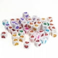 thumbnail image 5 of U8MO 250 Color in white Love Heart Acrylic Cube Pony Beads 7X7mm, 5 of 9