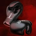 thumbnail image 3 of kurtrusly Boxing Training Gloves Sparring Muay Fight Punching Bag Mitts 8oz Black, 3 of 9