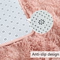 thumbnail image 3 of Softlife Stylish Soft Shaggy Velvet Carpet for Living Room Bedroom, Fluffy Area Rugs,3'x5',Sakura Pink, 3 of 6