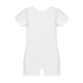 thumbnail image 2 of Hansber Girls Gymnastics Leotards Toddler Unitard Biketard Clothes Kids Tumbling Dance Outfit White 10, 2 of 5