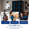 thumbnail image 7 of Dan River Salon Towel Pack of 24 Soft Quick Dry Absorbent Cotton Spa hand Towel - Navy 16x26in, 7 of 7