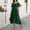 Green, variant on Women's Trendy Summer Sleeveless Halloween Costume Dress Tiered Layer Ruched Detail for Themed Party and Costume Ball White L