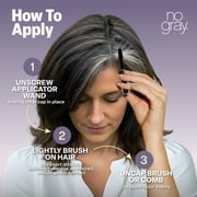 No Gray Quick Fix Instant Temporary Root Touch Up Wand, Light Brown, 0.5 fl oz