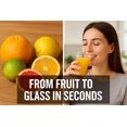 thumbnail image 4 of Zulay Electric Citrus Juicer - Stainless Steel, 160W Powerful & Quiet, Interchangeable Cones for Orange Lemon Grapefruit Lime  - Filters Seeds Pulp - Dishwasher Safe - Black, 4 of 7