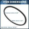 thumbnail image 4 of Correa de transmisión V-Belt No.3211149 de Unique Bargains para Polaris Sportsman ACE 325 570 900 ATV UTV, 4 of 7