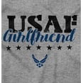 thumbnail image 2 of US Air Force USAF Girlfriend Pride Women's Graphic T Shirt Tees Brisco Brands S, 2 of 6