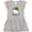 AC-Heather Grey, variant on Inktastic Hello, I'm New Here Cute Baby Turtle Girls Toddler Dress
