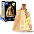 Decorative Light Bulb Ice Style Shaped E26 Bulb Medium Base, Dimmable