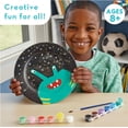 thumbnail image 3 of MindWare Creative Art Paint Your Own Porcelain Plates Kit with 2 Plates, 12 Paints, 2 Brushes, and 2 Stands, 3 of 9
