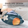thumbnail image 4 of Yayeee Pillowcase Standard Size Set of 2 Satin Wrinkle Resistant Pillow Case, Oranges Pattern, 4 of 7
