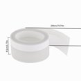 thumbnail image 4 of Ounissouiy Tira de sellado inferior de puerta TureClos pegatina de sellado de silicona 2m cinta de grietas de ventana de vidrio transparente Juegos de accesorios de baño, 4 of 6