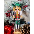 thumbnail image 2 of Santa's Workshop Green Plaid Golfer Nut Cracker 14" - 14, 2 of 5
