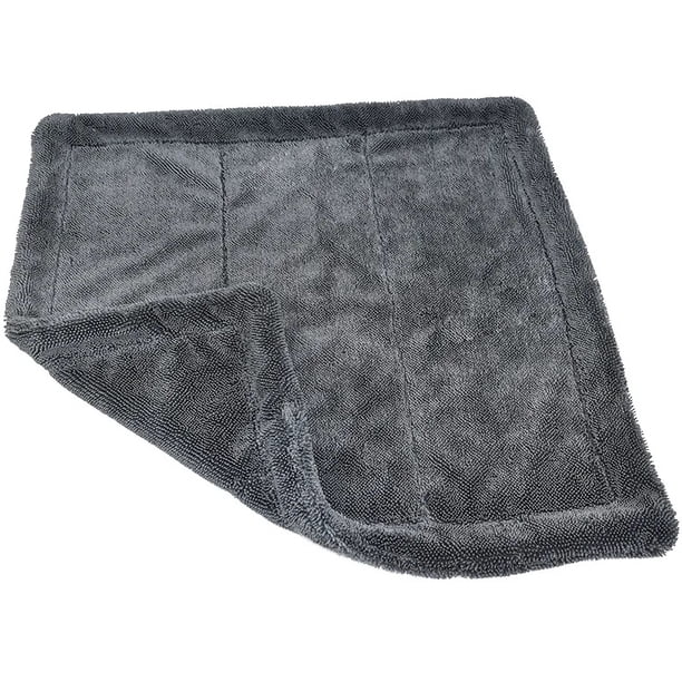 Toalla de coche de tela trenzada de fibra ultrafina, toalla de recolección de agua para coche, toalla gruesa de doble capa de 40 * 60