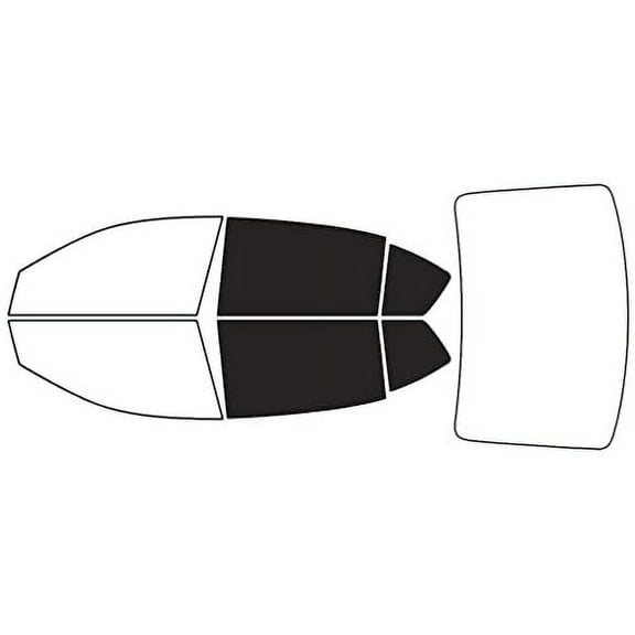 Rvinyl Car Window Pre Cut Tint Kit Back 20% Single Ply Fits Honda Accord 2013-2017 Sedan