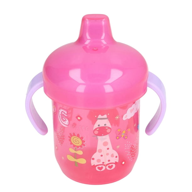 Taza para sorber de dibujos animados, Taza para sorber para bebés Taza de entrenamiento portátil a prueba de derrames Taza para sorber Diseño a prueba de futuro