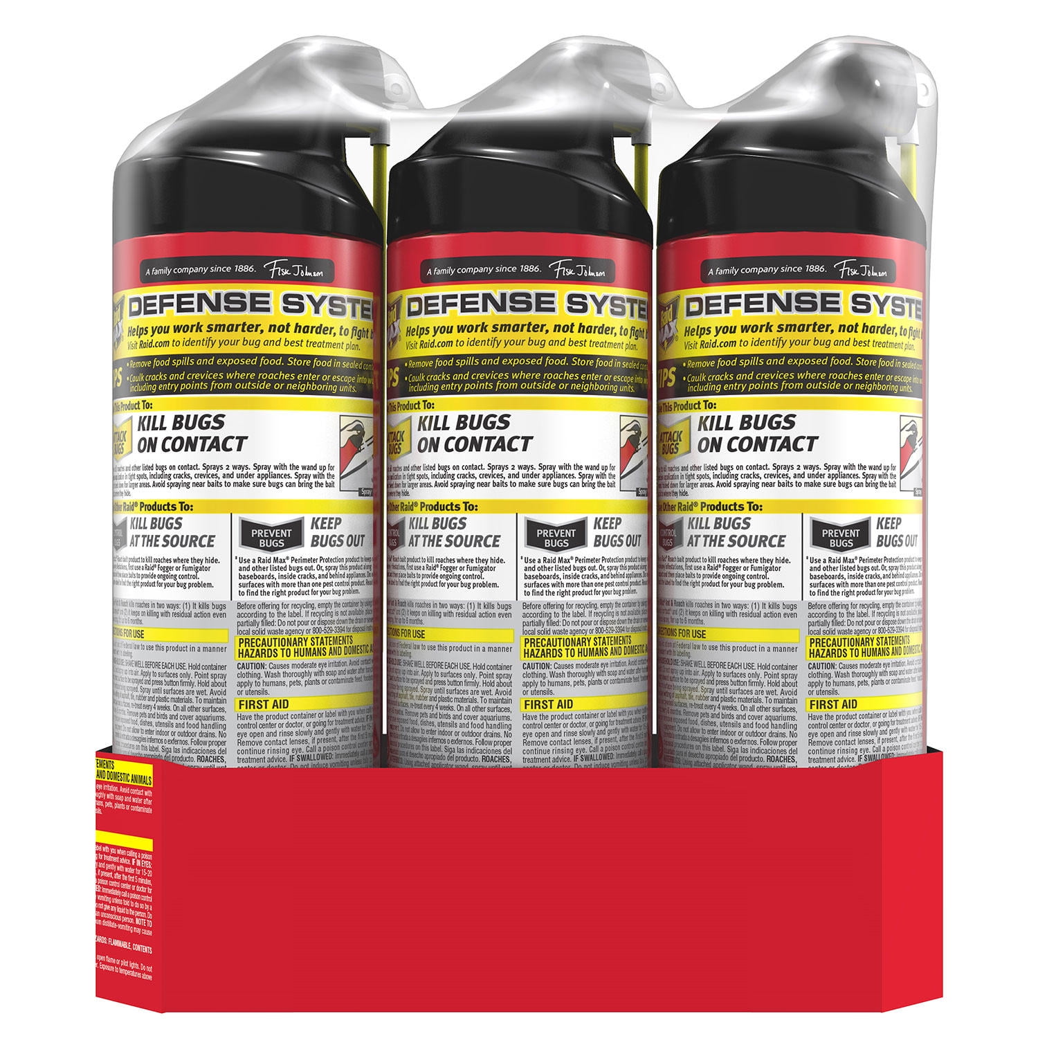 Raid Max Ant and Roach Spray (14.5 OZ,Pack - 3)