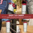 thumbnail image 7 of Christmas 30oz Handheld Travel Tumbler with Handle – Double Wall Stainless Steel Insulated Cup, Flip Straw Lid, Leak-Proof & BPA-Free for Hot and Cold Drinks – Durable Coffee & Juice Mug Black, 7 of 7