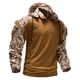 thumbnail image 5 of Sudaderas Con Capucha Para Hombre Camuflaje Costura Media Cremallera Con Capucha Cordón Suéter Militar de Manga Larga Odeerbi ODB-4, 5 of 9