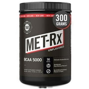 MET-Rx BCAA 5000 Powder, Unflavored, 5g BCAAs, 0.66 Lb