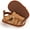 F/Brown, variant on Isbasic Infant Baby Boys Girls Summer Beach Sandals Breathable Athletic Anti-slip Soft Sole Newborn First Walker Crib Shoes