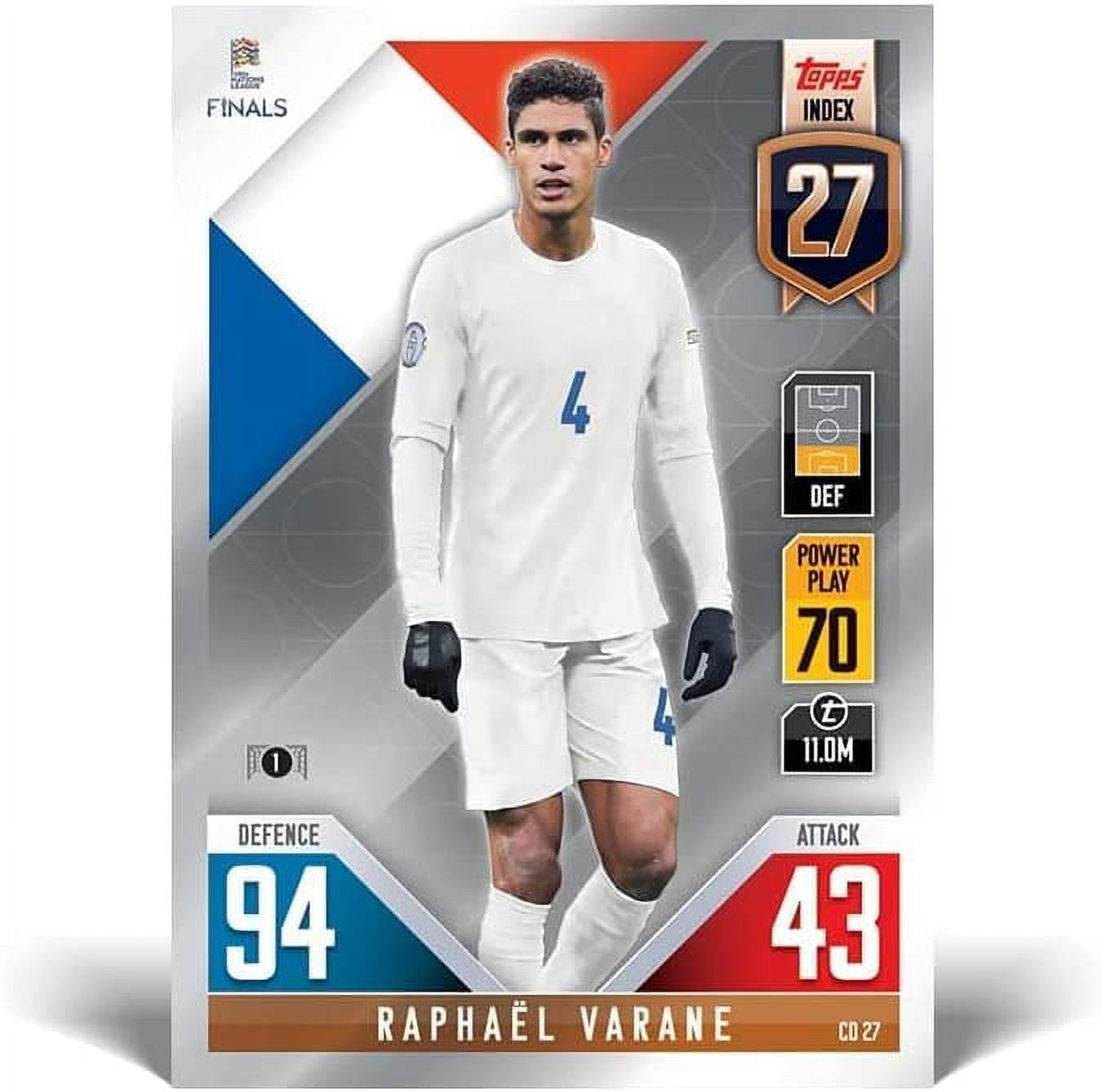 Topps Match Attax 101 - Soccer Cards, Road to UEFA Nations League Finals - 1 Mega Tin At Random