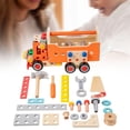 thumbnail image 1 of Juego de construcción de madera Hugo caja de herramientas para niños, 1 of 10
