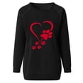thumbnail image 4 of PNTUTB Womens Fashion Crew Neck Casual Hoodless Loose Long Sleeve Shirts Graphic Comfy Sweatshirts, 4 of 5