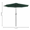 thumbnail image 2 of Sombrilla de Sol Jardín Eke Life Home con Manivela 2.7m EKE Life Home  Patio Umbrella, 2 of 6
