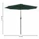 thumbnail image 2 of Sombrilla de Sol Jardín Eke Life Home con Manivela 2.7m EKE Life Home  Patio Umbrella, 2 of 6