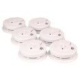 Kidde Hardwire Ionization Smoke Detectors with Battery Backup and Front Battery Door, 6 Pack