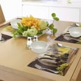 thumbnail image 4 of Ambesonne Wine Place Mats Set of 4, Red and White Wine Taste, Standard Size, Brown Pale Green Yellow, 4 of 6