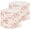 Color 4, variant on Linen Drum Lampshades Pink White Floral Roses Daisies Green Leaves 13"x13"x10" Light Shade for Table Lamps Floor Lamp Shades Lampshade Replacement Assembly Required