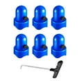 thumbnail image 4 of jinwen 6 Pcs Embouts de Poteau de Trampoline Filet de Protection, 4 of 9