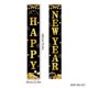 thumbnail image 2 of Letreros de porche de Feliz Año Nuevo Suministros de decoraciones de Año Nuevo Banderas colgantes Banners de puerta de bienvenida de invierno para el hogar de vacaciones, 2 of 5