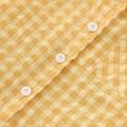 thumbnail image 3 of Gibobby Playera Termica Para Niños Primavera otoño niños pequeños niñas camisa de manga larga estampado a cuadros camisa Tops prendas de vestir para niños ropa(Amarillo, 4-5 Años), 3 of 5