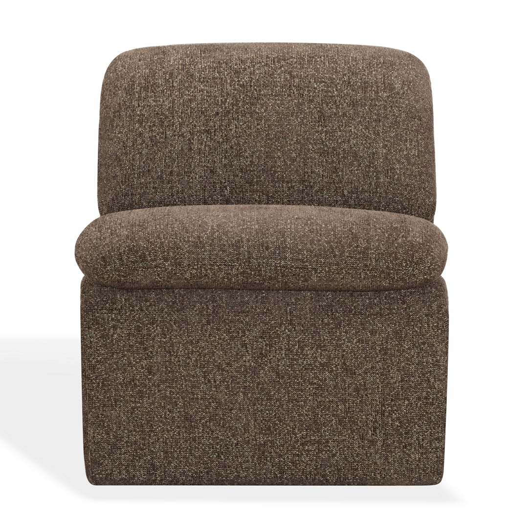 Safavieh Ainslie Performance Fabric Modern Accent Chair, Dark Brown