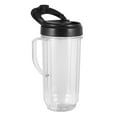 thumbnail image 4 of SHOWERORO Blender Cup Replacement Food-Grade Plastic for Health-Conscious Users 1Pcs 8x8x17cm, 4 of 6