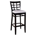 thumbnail image 2 of Home Square 45"H Traditional Bar Stool in Black - Set of 3, 2 of 2