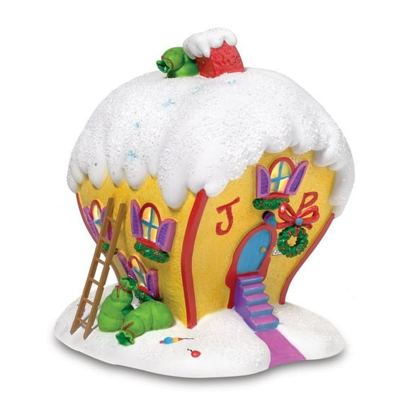 Department 56 Grinch Cindy-Lou Who's House Christmas Village Building Multicolor Lit Figurine 7.5in H