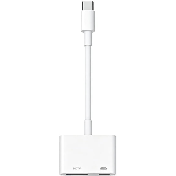 USB C to HDTV Adapter, Type C to 4K HDTV Adapter with 100W PD Multiport Digital AV Converter for MacBook Pro/air, iPad Pro/air, iPhone 15/16/17, Tablets, Switch and More USB-C Devices