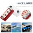thumbnail image 4 of M10 4 Stud Power Distribution Block ,DC12V to 48V 600A High Current Battery Bus Bar for Car RV Boat Yacht, 4 of 8