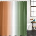 thumbnail image 2 of Orange Sage Green Ombre Bathroom Shower Curtains with 12 Hooks Waterproof Shower Curtain for Stalls and Bathtubs Abstract Aesthetics Modern Art Decorative Bathroom Privacy Curtain 48x72 Inches, 2 of 9
